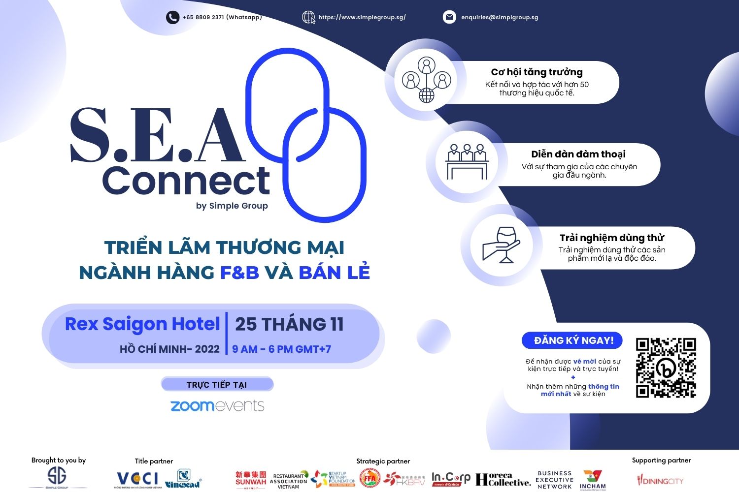 Triển Lãm Thương Mại Ngành Hàng F&b Và Bán Lẻ – S.E.A Connect Vietnam 2022 – Retail and F&B